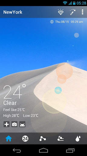 Nature Weather Live Background screenshot 1