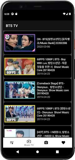 BTS TV screenshot 2