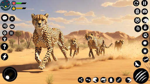Wild Cheetah Family Simulator screenshot 4
