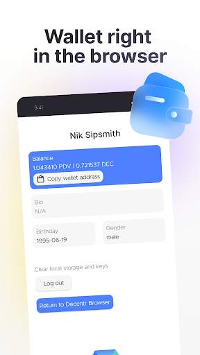 Decentr Mobile Browser screenshot 3