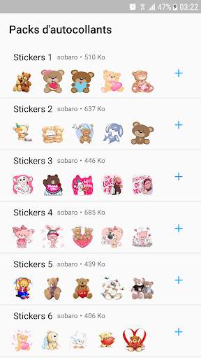 Teddy Sticker For WhatsApp - WAStickerApps screenshot 2