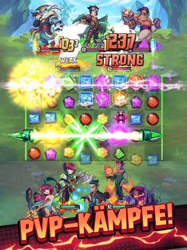 Puzzle Brawl: Match 3 PvP RPG screenshot 1