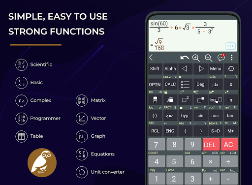 HiEdu Scientific Calculator He-580 Pro screenshot 1