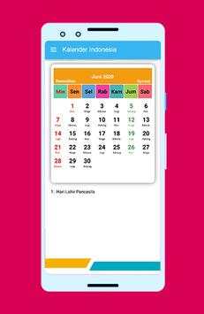 Kalender Indonesia 2019-2020 screenshot 4