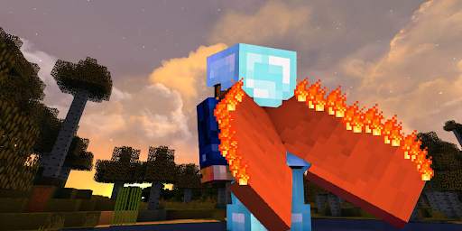 Fire Elytra Mod for Minecraft screenshot 1