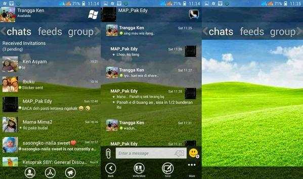Full BBM Transparan screenshot 2