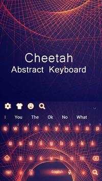 Digital 3D Abstract Cheetah Keyboard screenshot 4