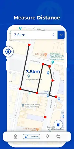 Calculadora de área de campos GPS screenshot 1