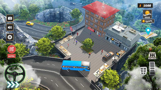 Tourist Coach Bus Highway Driving screenshot 1