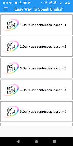 Easy Speak English And Daily Use English Sentences screenshot 4