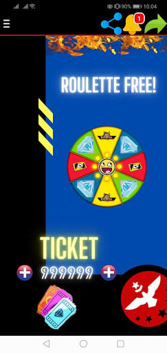 Magic roulette fire 2021 screenshot 1