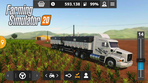 Jogo de Fazenda Farming Simulator 2020 Android screenshot 1