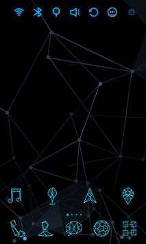 Wire Black Launcher Theme screenshot 2