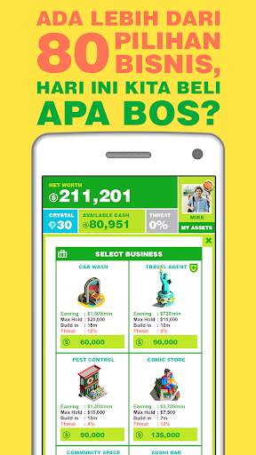 Billionaire - Simulator Bisnis screenshot 2