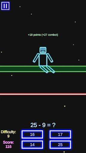 Laser Math: Sum, Subtract, Multiply & Divide Easy! screenshot 4