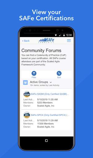 SAFe Community Mobile screenshot 4