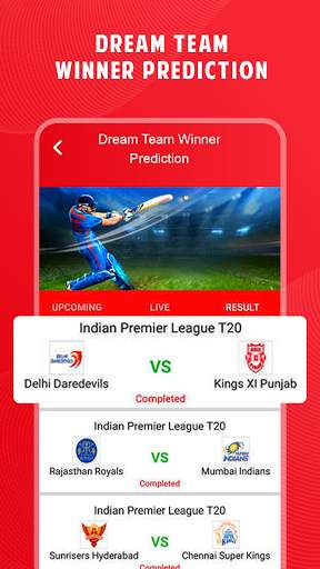 Dream Team 11 - Cricket Prediction & Live Score screenshot 1