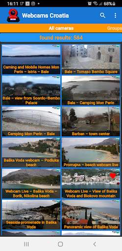 Webcams Croatia screenshot 1