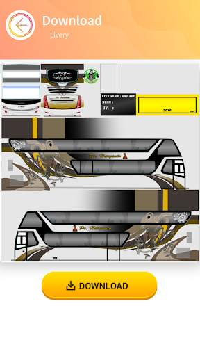 Livery Bus SDD Double Decker screenshot 7