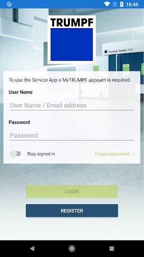 TRUMPF Service App screenshot 1
