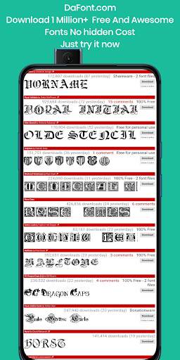 Da font screenshot 2