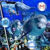 Blue Aquatic Dolphin Theme 1.1.3