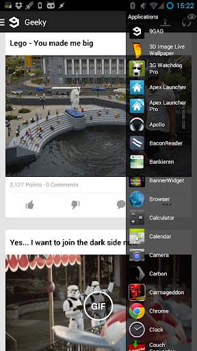 Launchster Side Launcher screenshot 1