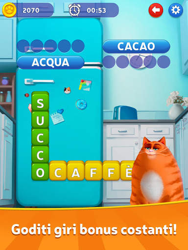 🔥Kitty Scramble: Pile di parole screenshot 9