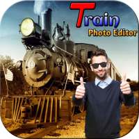 Train Cut Paste  Photo Editor
