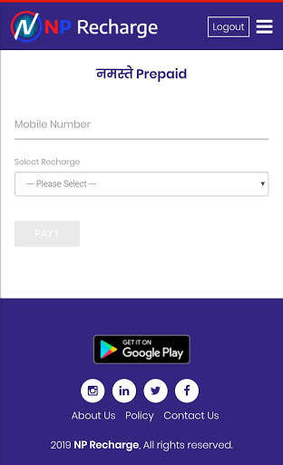 NP Recharge, Nepal Recharge App NEW screenshot 1