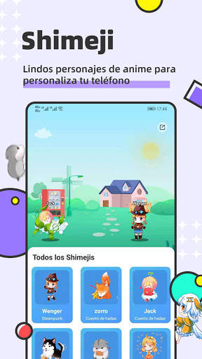 Shimeji - mascotas de anime screenshot 1