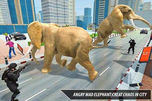 simulateur d'éléphant: ville déchaînée screenshot 2