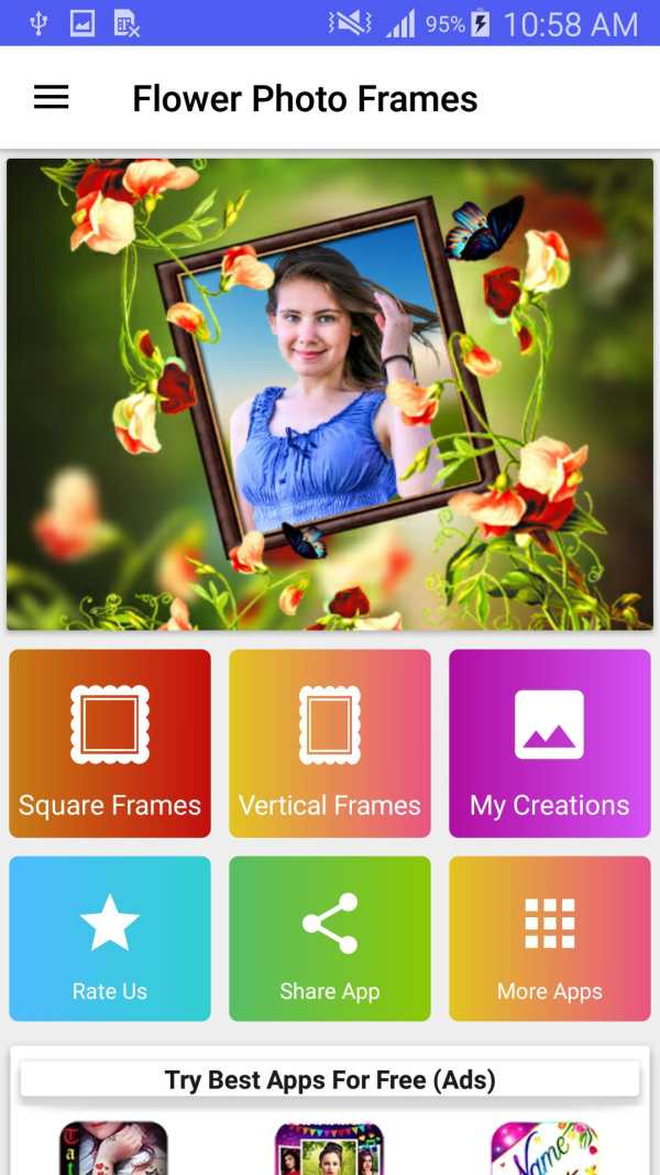 Flower Photo Frames Live wallpaper screenshot 7