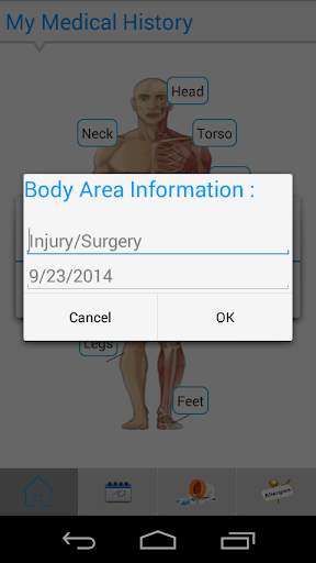 My Medical History screenshot 2