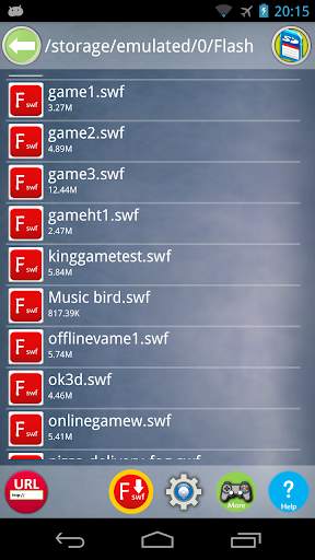 Flash Game Player Classic screenshot 1