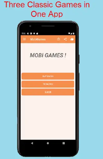 Mobi Games (Three Games, Free, fully Offline) screenshot 1