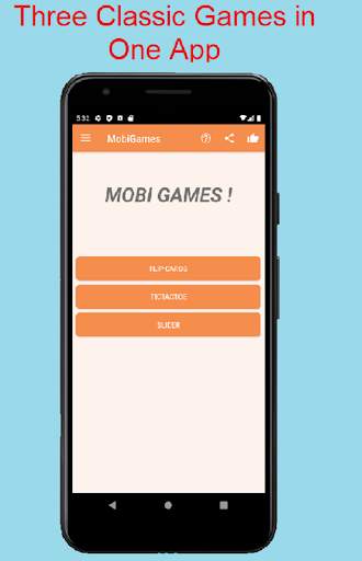 Mobi Games (Three Games, Free, fully Offline) screenshot 1