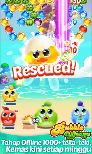 Bubble Wings: bubble shooter screenshot 1