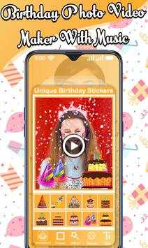 Birthday Photo Video Maker with Music:Video Editor screenshot 6