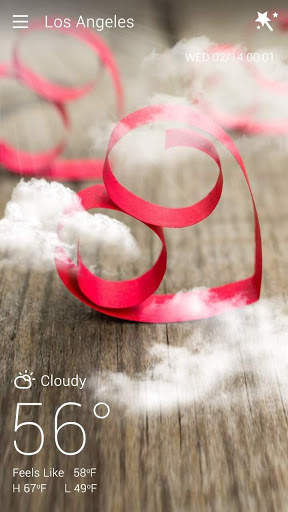 Valentine's Day GO Weather Live Background screenshot 6