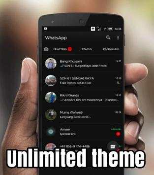 WA Theme Black Cool screenshot 1