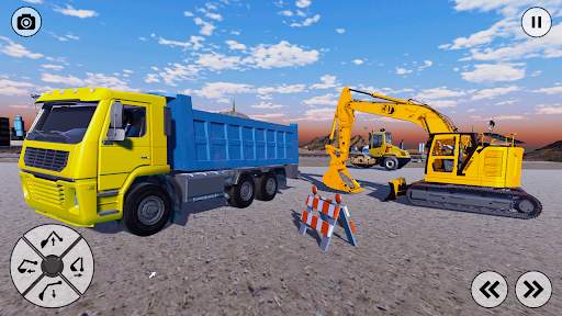 Railway JCB Construction Games screenshot 2