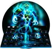 Ice Flame Transformer Robot Keyboard