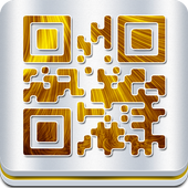 QR Code Scan Gold icon