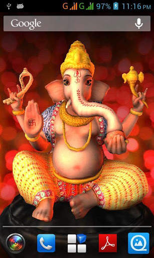 3D Ganesh Live Wallpaper screenshot 1