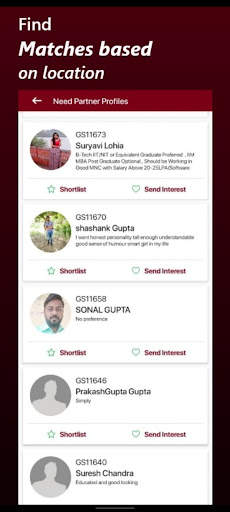 Gahoi Sathi Matrimony Shaadi screenshot 7