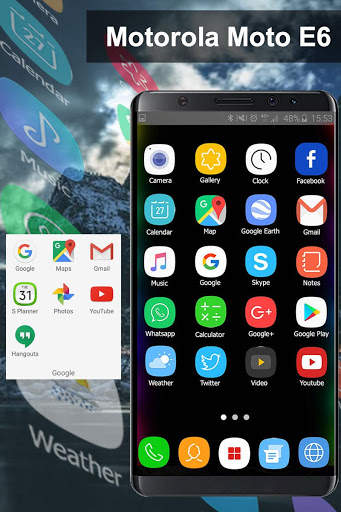 launcher Theme For Motorola Moto E6 screenshot 6