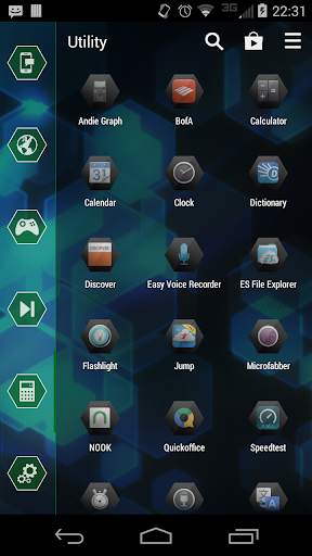 Senary Smart Launcher Theme screenshot 2