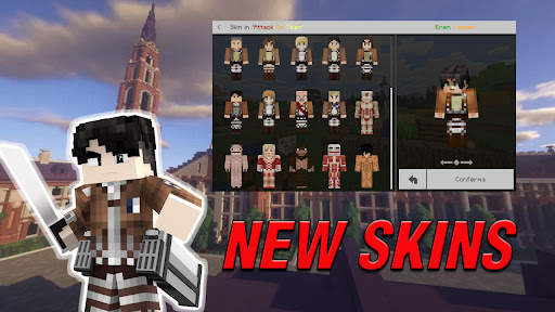 AOT Mod for Minecraft Skin Map screenshot 3