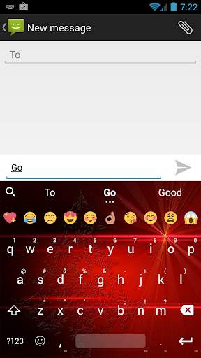 Emoji Keyboard Christmas Red screenshot 2
